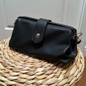 Vegan leather cross body bag